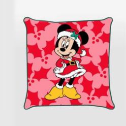   Disney Minnie  Holly Husă de pernă de Crăciun 40x40 cm Catifea