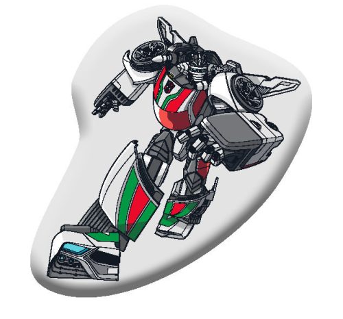 Transformers Autobot pernă decorativă 41x34 cm Catifea