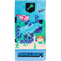 Minecraft Trident prosop de baie, prosop de plajă 70x140cm
