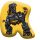 Transformers Yellow pernă decorativă 40x37 cm Catifea