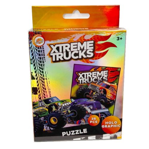 Vehicul Xtreme puzzle mini holografic 35 de piese