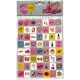Colorat Make Up Set de stickere pentru fete 112 bucăți