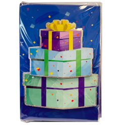 Colorat Blue Cadou Carte poștală 3D