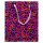 Colorat Neon Pungă cadou cu model 18x10x23 cm