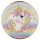 Unicorn Rainbow farfurii de hârtie set de 6, 23 cm