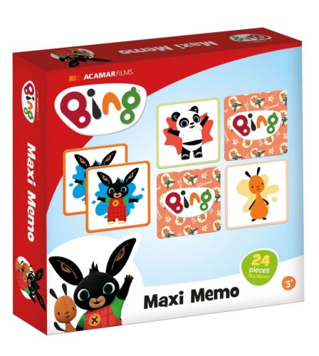 Bing Here I Go joc de memorie cu 24 de piese