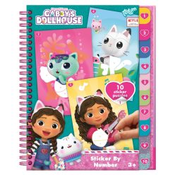   Gabby's Dollhouse Sprinkle Party set de autocolante puzzle și colorat