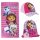 Gabby's Dollhouse Pink set prosop, geantă de sport, șapcă de baseball