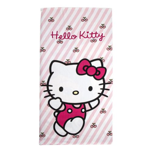 Hello Kitty Cherry prosop de baie, prosop de plajă 70x140cm (Uscare Rapidă)