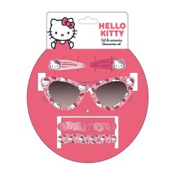 Hello Kitty set de ochelari de soare și accesorii de păr