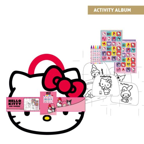 Hello Kitty Friends set de activități de colorat