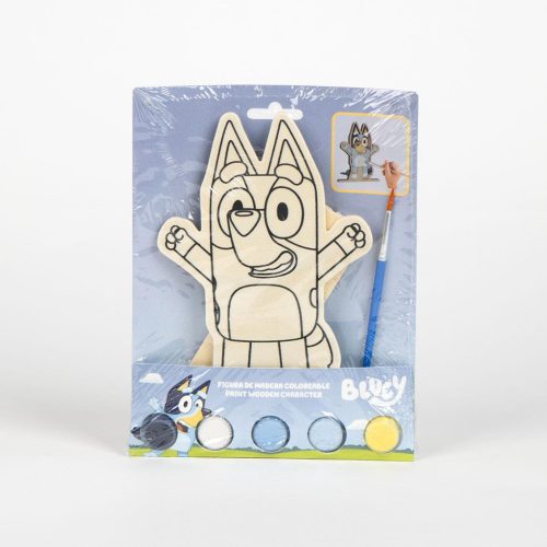 Bluey Fun figură din lemn de vopsit