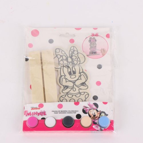 Disney Minnie  Cutie figurină de lemn de pictat