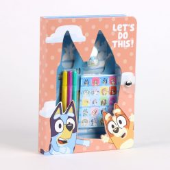 Bluey Let's Do set de cărți de colorat cu șablon
