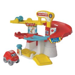   Colorat Fun Set de dezvoltare Stație de Pompieri cu Mașinuță Răsturnată Clementoni