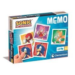   Sonic Ariciul Characters joc de memorie cu 48 de piese Clementoni