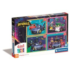Batman Batwheels Puzzle 4 în 1 Clementoni