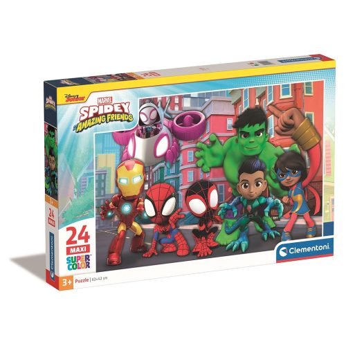 Omul Păianjen Spidey Friends Puzzle maxi 24 de piese Clementoni