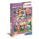 Pisică Power Super Kitties 2x20 de piese puzzle Clementoni