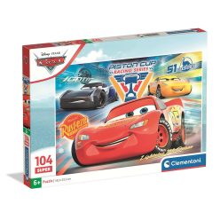 Disney Mașini Puzzle Clementoni 104 de piese