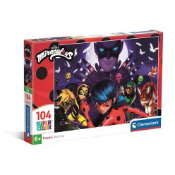   Miraculos: Buburuza și Motan Noir Hawk Moth Puzzle Clementoni 104 piese
