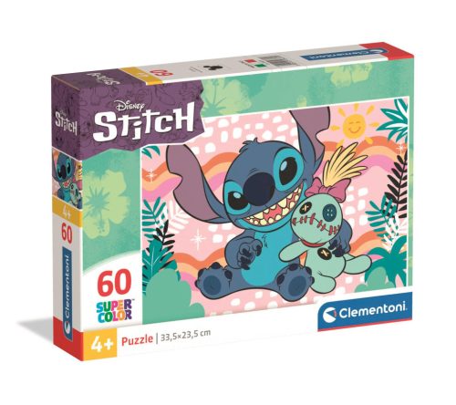 Disney Lilo și Stitch Scrump’s Day Puzzle Clementoni de 60 de piese