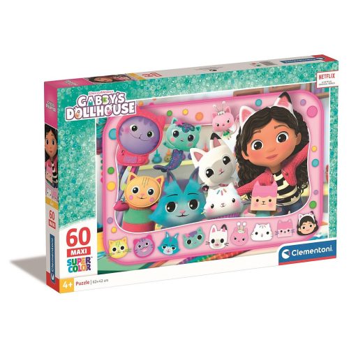 Gabby's Dollhouse Introduction Puzzle maxi Clementoni cu 60 de piese