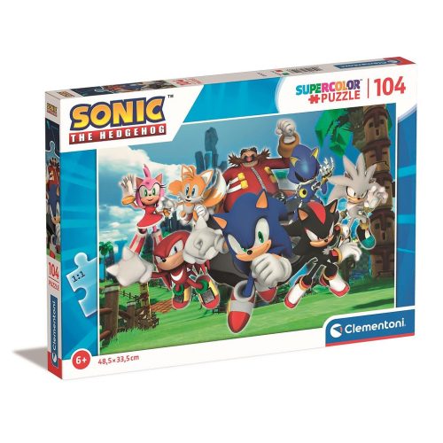 Sonic Ariciul Characters  Puzzle Clementoni de 104 piese