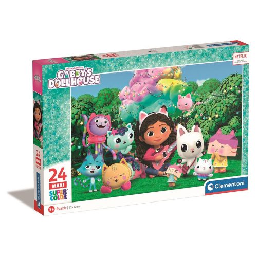 Gabby's Dollhouse Rainbow-Tree Puzzle maxi de 24 piese Clementoni
