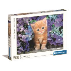 Animale Ginger Puzzle cu 500 de piese cu pisici Clementoni