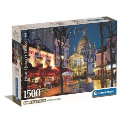 Orașe Montmarte Puzzle Paris 1500 piese Compact Clementoni