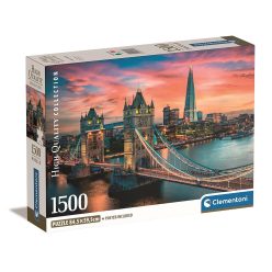   Orașe Twilight Puzzle compact 1500 de piese London Clementoni