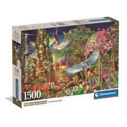   Colorat Woodland Grădină Fantastică puzzle de 1500 de piese Compact Clementoni