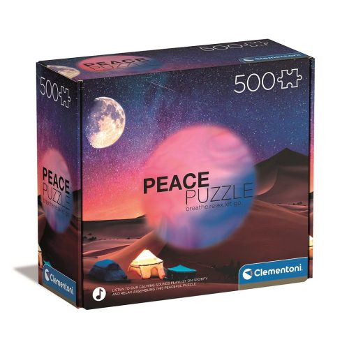 Colorat Starry Night Puzzle de pace Desert 500 de piese de Clementoni