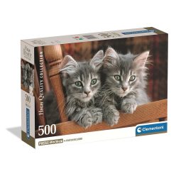 Pisică Puzzle compact de 500 piese Clementoni