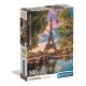 Orașe Along the Seine Puzzle Compact Paris 500 de piese Clementoni