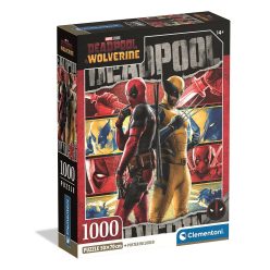  Deadpool Wolverine & puzzle Compact 1000 de bucăți Clementoni