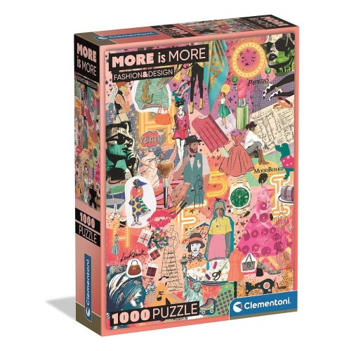 Colorat Design Puzzle Compact Fashion 1000 buc Clementoni