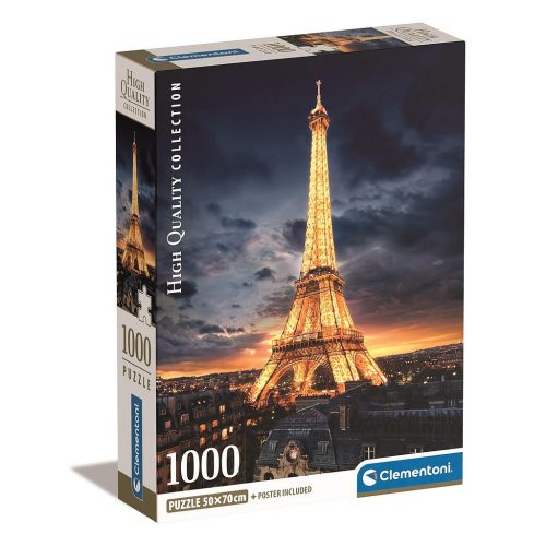 Orașe Tour Puzzle Paris 1000 piese Clementoni