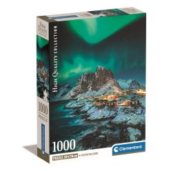   Orașe Lofoten Norvegia puzzle Compact Clementoni de 1000 de piese