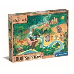   Disney Classics Jungle Book Hartă de basm puzzle Clementoni 1000 de piese