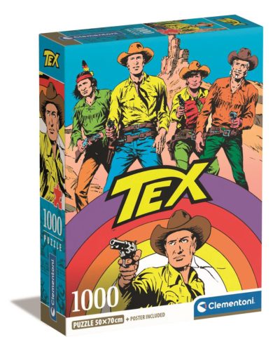 Anime Rainbow Puzzle Clementoni Tex Willer 1000 de piese Compact