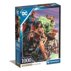   Liga Dreptății DC Power Puzzle compact Clementoni de 1000 de piese