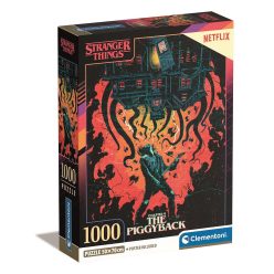   Stranger Things Piggyback Puzzle Compact Clementoni cu 1000 de piese