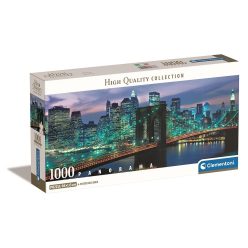   Orașe Brooklyn Bridge Puzzle panoramic New York 1000 de piese Clementoni