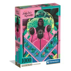   Squid Game Câștigă-ți viața Shapes of Power puzzle compact de 1000 de piese Clementoni