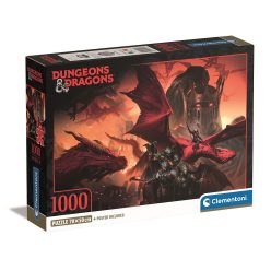   Dungeons & Dragons Riders of Flame Puzzle Compact 1000 piese Clementoni