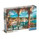 Orașe View of Lake Como Italia 1000 de piese Puzzle Compact Clementoni