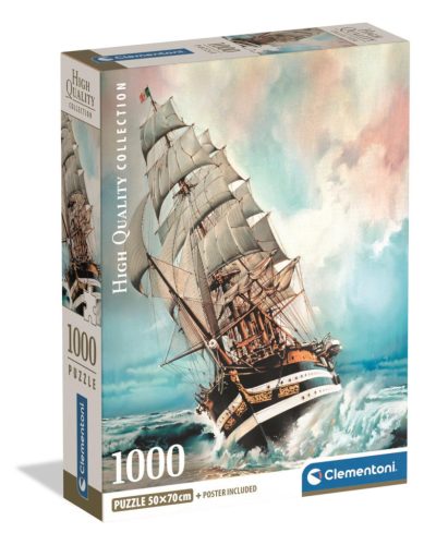 Vehicul Amerigo Vespucci Puzzle Compact cu 1000 piese Clementoni