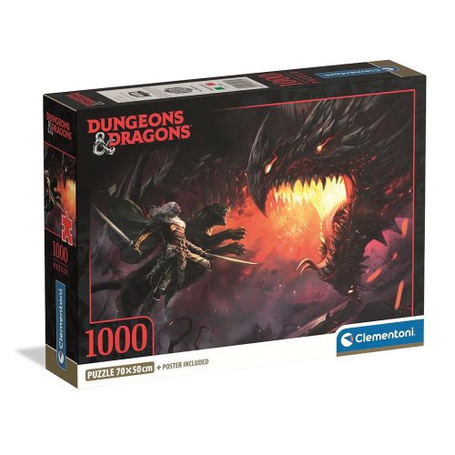 Dungeons & Dragons Dark Elf Puzzle Compact 1000 piese Clementoni